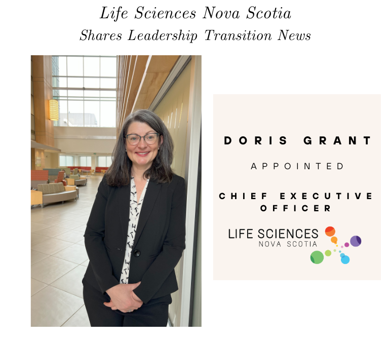 Life Sciences Nova Scotia Shares Leadership Transition News