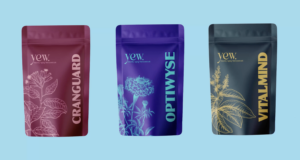 Three bags of their products